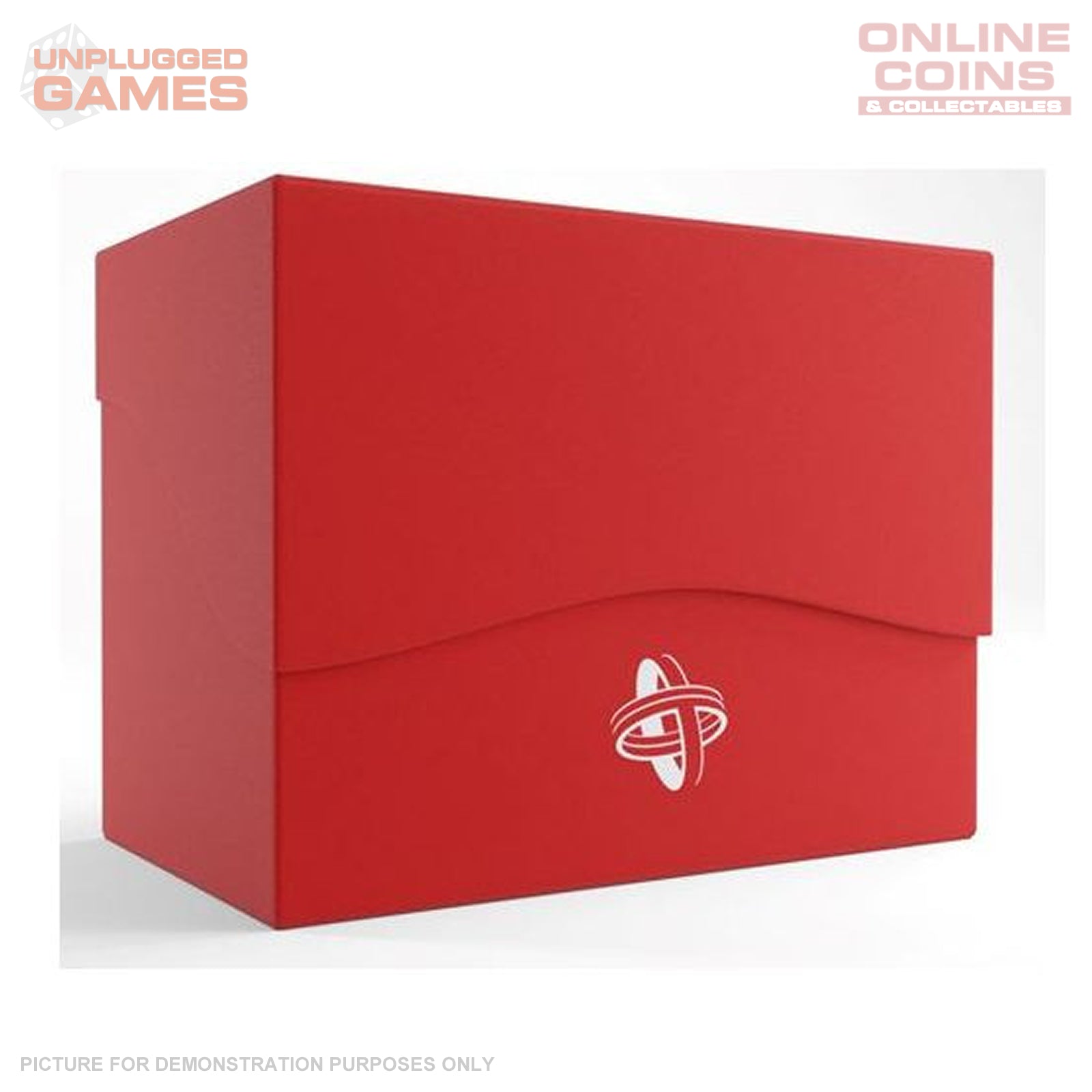 Gamegenic Side Holder Holds 80 Sleeves Deck Box Red